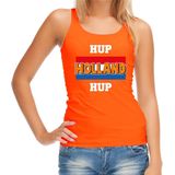 Oranje fan tanktop voor dames - hup Holland hup - Nederland supporter - EK/ WK kleding / outfit M