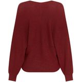 Moss Copenhagen - Mschzinelle Rachelle - Wrap Pullover - Rood - Dames