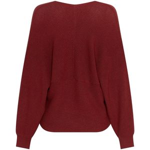 Moss Copenhagen - Mschzinelle Rachelle - Wrap Pullover - Rood - Dames