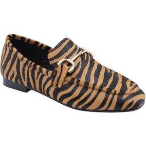 Bibi Lou - Klassieke Leren Mocassin Schoenen - Zwart - Dames