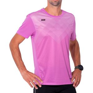 42k Running Motion T-shirt Met Korte Mouwen Paars M Man,Vrouw