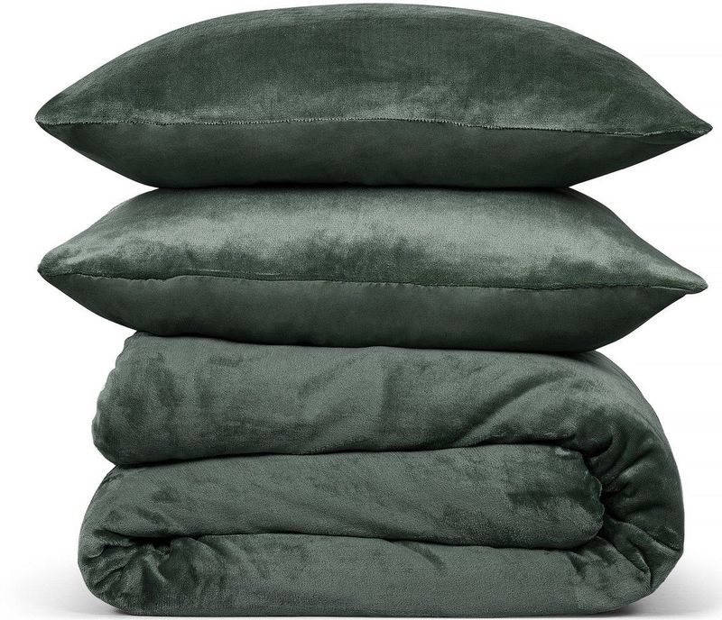 Phlox - Dekbedovertrek - Flanel Fleece - Lits Jumeaux 240x220 cm + 2 Kussenslopen