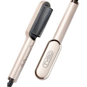 TYMO Ring - Stijltang - Stijlborstel - Goud - 5 Temperatuurinstellingen (130 - 210 °C) - Geschikt voor alle haartypes