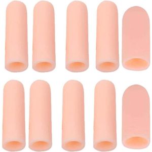 Vingerbescherming siliconen - 10 stuks | Tegen blaren | Bescherming triggervingers