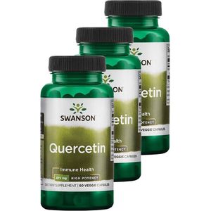 Swanson | Quercetin High Potency 475mg | 60 veg capsules | 3 stuks | 3 x 60 capsules