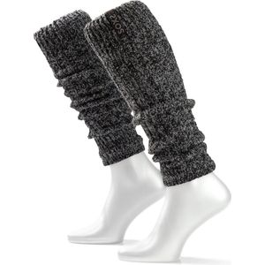 SOXS wollen yoga beenwarmers Black Ink onesize