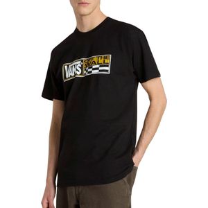 Vans - Hi Stretch Shirt - Zwart - Geel - Wit - 100% Katoen