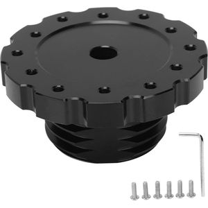 Quick Release Stuurwielnaafadapter 6-gats Aluminiumlegering Kit - Thrustmaster T300 T500 - PCD 73 Mm - Zwart