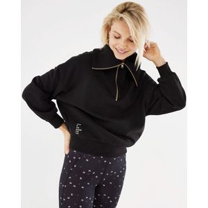 Mexx Oversized Sweatshirt Dames - Zwart - Maat XS