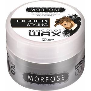 Morfose Haircolorwax/Haarkleur wax - Black 100ml