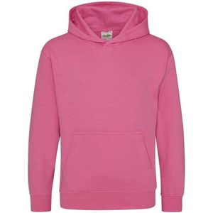 Just Hoods Kids Hoodie Candyfloss Pink Maat 7/8 (M)