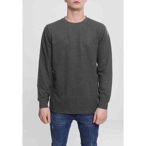 Urban Classics - Basic Terry Crew Sweater/trui - 5XL - Grijs