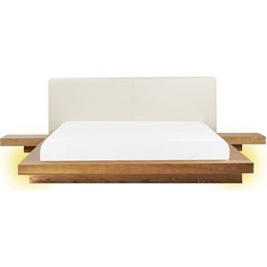 ZEN - Tweepersoonsbed LED - Lichthout - 160 x 200 cm - MDF