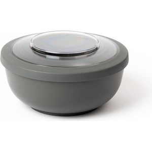 Amuse Life Lunch Bowl - Lunchbox - Vershouddoos met Tritan Deksel - Onverwoestbaar - 2000 ml - Grijs