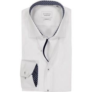 ETERNA - Modern Fit - Overhemd - Wit - Strijkvrij