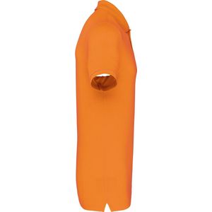 Polo Heren M WK. Designed To Work Kraag met knopen Korte mouw Orange 65% Polyester, 35% Katoen