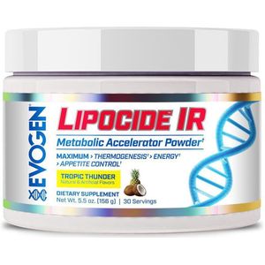 Evogen Nutrition - Lipocide IR Tropic Thunder 30 porties - Afvalsupplement  - Sportsupplement