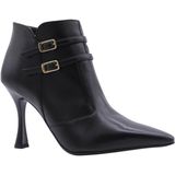 Nero Giardini - Enkellaarsjes - Zwart - Glad Leer - Hoge Hak