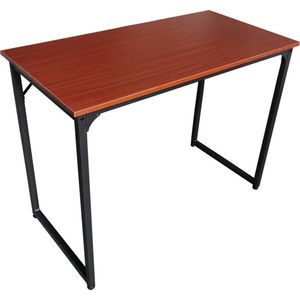 Bureau Stoer - laptoptafel - computertafel - industrieel vintage bruin