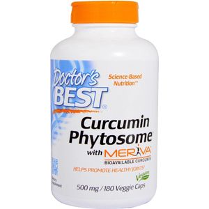Doctor's Best Curcumin Phytosome with Meriva, 500mg - 180 vcaps