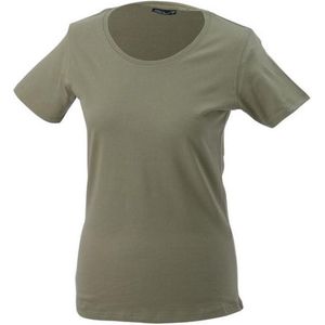 James and Nicholson Dames/dames Basic T-Shirt (Khaki)