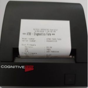 TPG A798 DUAL USB/9-PIN RS-232 A798-720D-T200 printer cognitive