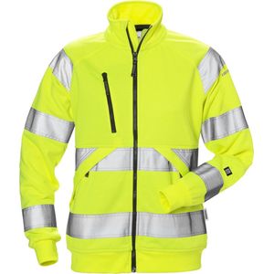 Fristads Hi Vis Sweatjack Dames Klasse 3 7427 Shv - Hi-Vis geel - 3XL