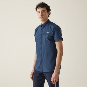 T-shirt Korte Mouwen Wandelen Heren Waterafstotend