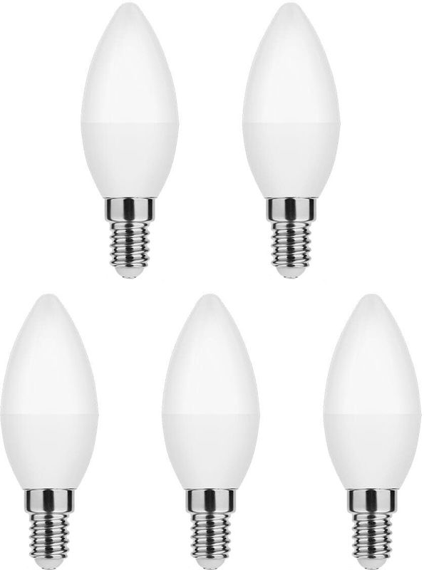 Modee - E14 LED Lamp - Daglicht Wit - 7W - 700lm - LED Kaarslamp B35 - Vervangt 54W Halogeen Gloeilamp - 5 stuks