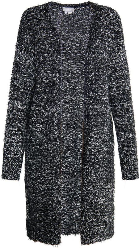 Gebreid Vest - Sivene - Mélange - Lange Mouwen - Normale Pasvorm