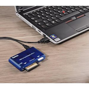 Kaartlezer 35-in-1 USB 2.0 voor SD, microSD, CF en meer