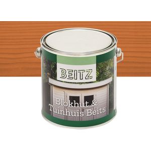 Wovar Beitz | Blokhut & Tuinhuis beits | Teak (transparant) 2,5L Zijdeglans