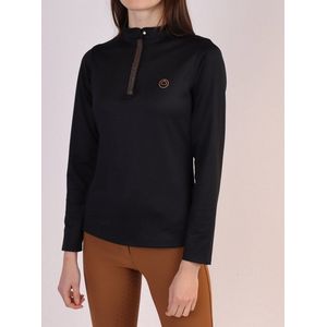 Montar Briella Longsleeve shirt Rosegold - maat XL - black/rosegold