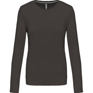 Kariban - K383 - T-shirt - Dark Grey - Lange Mouwen