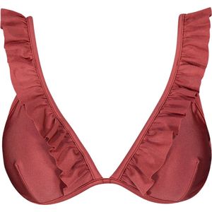 Barts Isla Wire Triangle Vrouwen Bikinitopje - maat 40C/D - Rood