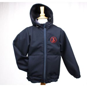 Sint-Ludgardis schooluniform - jas softshell - donkerblauw - maat 4 jaar