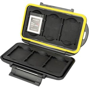 Stevige Geheugenkaart Opbergkoffer voor 6 XQD en CFexpress Type B Kaarten