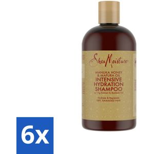 SheaMoisture – Shampoo – Manuka Honey & Mafura Oil – Intensive Hydration – 384 ml - Voordeelverpakking - 6 stuks