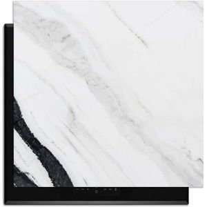 KitchenArt - Marble Blush - Inductie Beschermer - 59x52 cm - Kookplaat Beschermer - Afdekplaat voor Inductieplaat - Beschermmat Inductiekookplaat