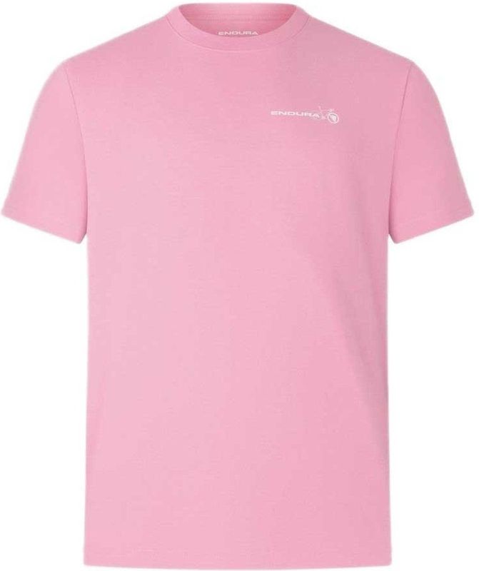 Endura - Ltd Graphic T-shirt - Roze - Korte Mouwen - Man,Vrouw