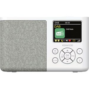 Kenwood CR-M33DAB DAB+ Radio - Interne accu - Wit