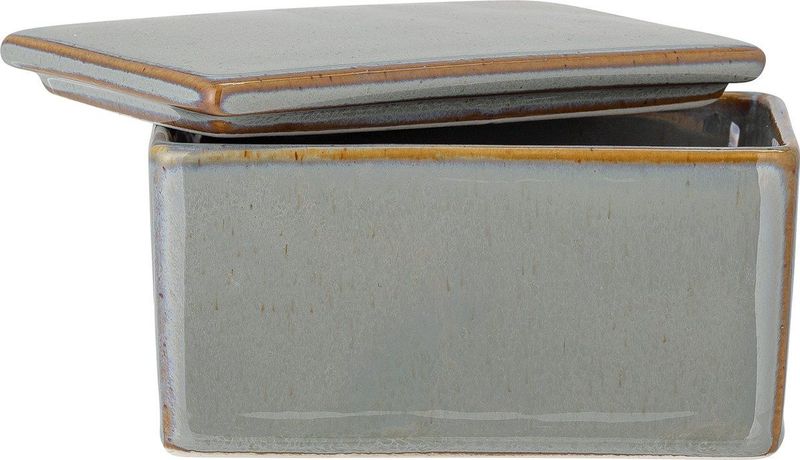 Bloomingville - Pixie - Botervloot - Groen - Aardewerk - 13 x 9 x 7 cm