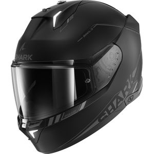 Shark SKWAL i3 BLANK SP Mat Black Anthracite Black - ECE goedkeuring - Maat XL - Integraal helm - Scooter helm - Motorhelm - Zwart - ECE 22.06 goedgekeurd