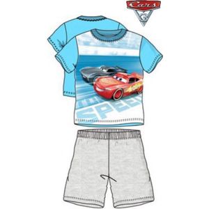 Cars 3 pyjama korte mouw - grijs - lichtblauw - maat 128 / 8 jaar