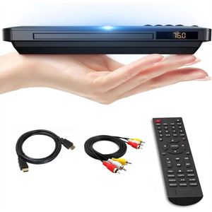 Dvd Speler Met HDMI - Geschikt Voor Divx Ultra, Mpeg1, Mpeg2, Mpeg4 - Full Hd - Regiovrij - Inclusief HDMI En Afstandsbediening - Dvd En Cd Speler - Usb - Inclusief Afstandsbediening - Dvd Films