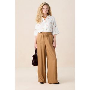 Sissy-Boy - Wide Leg Broek - Bruin - 4-Pocket Model