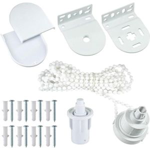 Rolgordijn reparatieset 32 mm - klemdragers, kettinghouder, schroeven - reserveonderdelen voor rolgordijnkoppelingen