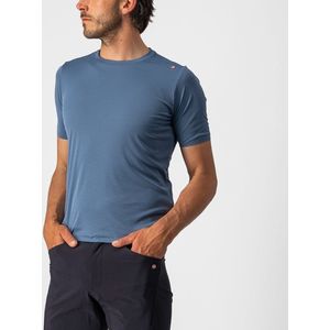 Castelli TECH 2 T-shirt Light Steel Blue - Mannen - maat L