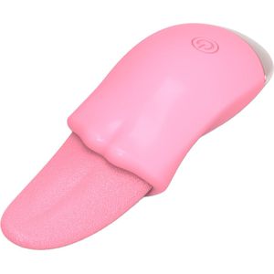 Cupitoys® Tong Vibrator - Likkende Vibrator - Vibrators Voor Vrouwen - 10 Standen - Roze