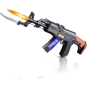 Speelgoed geweer met schiet geluiden en led verlichting - Machin Gun toys - 41CM -  (inclusief batterijen)
